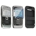 FOR NOKIA E71 BLACK+CLEAR CASE COVER +SCREEN PROTECTOR