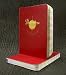 Deluxe Travel Journal- Red Leatherette Destinations Cover