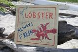 LOBSTER, ALWAYS FRESH VINTAGE GOURMET SIGN 14 - RESTAURANT DECOR