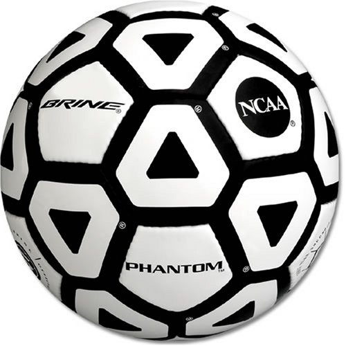 Brine NCAA Phantom Soccer Ball (Black, Size 4)