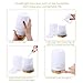 Seneo 100 ml Essential Oil Diffusers for Aromatherapy Ultrasonic Cool Mist Aroma Humidifiers with Auto Shut-off and 7 Color LED Lights for Home Office Bedroom Room