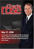 DVD : Charlie Rose with Christopher Dodd; E.J. Dionne & Todd Purdum; David Foster Wallace, Jonathan Franzen & Mark Leyner (May 17, 1996)