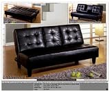 ONE NEW CARESOFT FUTON SOFA BED, ITEM#CM2665-PU