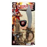 Toy Pirate Pistol Dagger Eye Patch Fancy Dress Prop