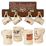 Budweiser Pub Sign w/ Mini Mugs
