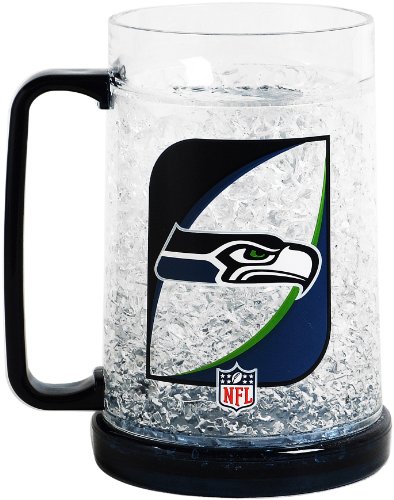 NFL Seattle Seahawks 16-Ounce Crystal Freezer Mug