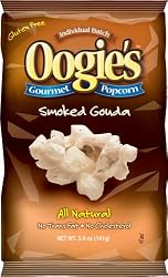 Oogie's Gourmet Popcorn, Smoked Gouda, 5-Ounce Bags (Pack of 15)