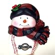 Milwaukee Brewers MLB Light-Up Musical Snowman Ornament (3")