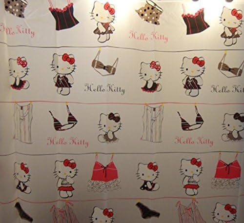 MBM(TM) Black And White Hello Kitty EVA Waterproof Shower Curtain, 180cm*180cm