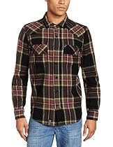 @ Top Purchase !!  LRG Men's Sherlocked Long Sleeve Woven, Black, XX-Large