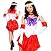 Angelaicos Womens Color Block Bowknots Costume Dress