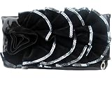 Ladies Large flower Studded Clutch Bag