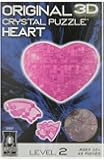 Original 3D Crystal Puzzle - Heart Pink