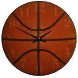 Large Wood Basketball wall Clock 18!!