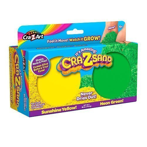 Cra-Z-Sand 2 pack refill - Sunshine Yellow and Neon Green