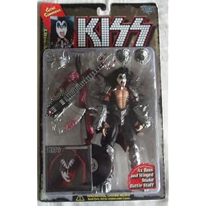 1997 - McFarlane - KISS - Gene Simmons - Ultra Action Figure - Ax Bass Winged Snake Battle... by 
