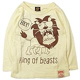 《H28年秋冬物》BOOM TOWNKIDS(ブームタウンキッズ) KING OF BEASTスラブ天竺長袖Tシャツ 90cm/オフ NO.F-961145