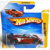 2010 Hot Wheels Red MAZDA FURAI #31 214, HW Premiere #31 52 (Short Card) by Hot Wheels