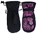 N'Ice Caps Girls Thinsulate and Waterproof Circle Scroll Print Snow Mittens
