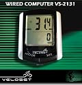 Veloset VS-2131 10 Function Computer Wired Cycle Bike Bicycle Speedo