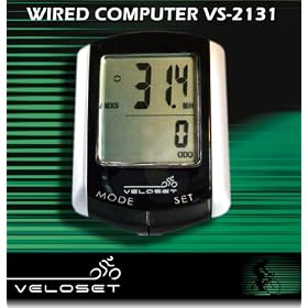 Veloset VS-2131 10 Function Computer Wired Cycle Bike Bicycle Speedo