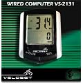 Veloset VS-2131 10 Function Computer Wired Cycle Bike Bicycle Speedo