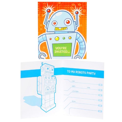 Robots Invitations