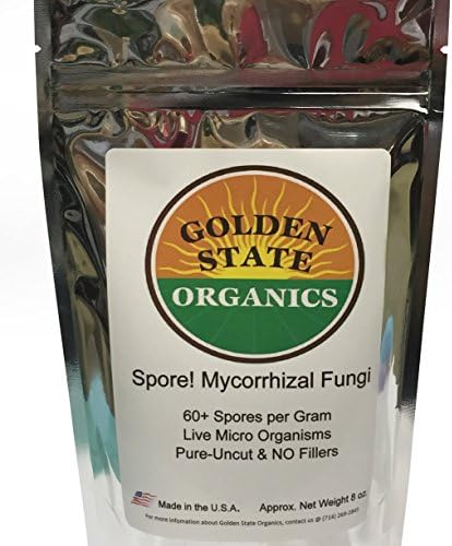 Golden State Organics Spore!- Top Shelf Mycorrhiza Fungi Enhancer for All Types of Grows, Mediums, Soil, Plants &amp; Medicinal Herbs