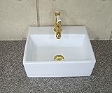 INK-0405045H　オンカウンタータイプ　スクエア　陶器製　洗面ボウル