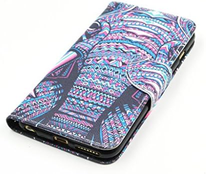 Ipad Air Case Apple Ipad Air Kickstand Case,By MOUSE Monster,Tribe Elephant Pattern Premium Leather Case,Cut,Credit Card Holder,Stand Flip Cover Skin for Apple Ipad Air(Built-in Card Slots/Cash Compartment)