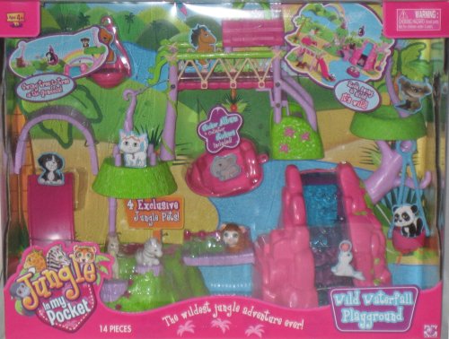 Childrens Toyshop  Toys : Jungle in My Pocket Wild Waterfall Playground
