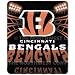 Apparel : Northwest Cincinnati Bengals 50x60 Shadow Fleece Blanket