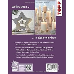 Weihnachtliche Dekoideen mit Beton (kreativ.kompakt.): Dekoratives für die Winter- und Weihnachtszeit