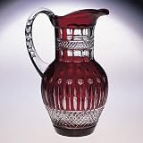 KING LOUIS WATER PITCHER RUBY