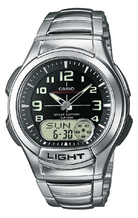 Casio Aq-180Wd-1Bvef Mens Combi Watch