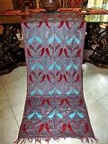 Pashmina Jamavar Designer Shawl Wrap Throw Kashmir