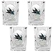 San Jose Sharks NHL 4pc Square Shot Glass Set by Great American Products