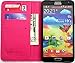Samsung Galaxy Note 3 N9000 Premium Faux Leather Polka Anchor Infinity Love Wallet Case