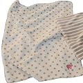 David Fussenegger 21396070 Babydecke 75 x 100 cm, P�nktchen mit Stickerei, mit Zierstich
