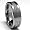 7 MM Titanium ring Wedding band with Stainless steel Cable Inlay size 7