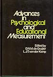 Advances in psychological and educational measurement