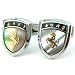 Ferrari Mother of Pearl with four Crystals Cufflinks Cuff Links