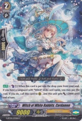Cardfight!! Vanguard TCG - Witch of White Rabbites, Cardamon (G-BT04/070EN) - G Booster Set 4: Soul Strike Against The Supreme