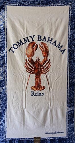 Tommy Bahama "Relax Lobster" Beach Towel - 66" X 35" - 100% Cotton