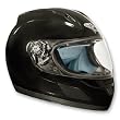 Vega DOT Vented Solid Altura Full Face Motorcycle Helmet (5 colors) - Frontiercycle (Free U.S. Shipping) (2XL, FLAT BLACK)