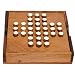 Handmade Peg Jumping Solitaire Travel Game (Thailand)