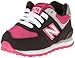 Toddler's New Balance KL574KBI (Raven-Pink)