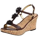 Unisa Women's Teyla Wedge,Brown,9 M
