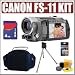 Canon FS11 Flash Memory Camcorder with 16GB Internal Flash Memory + Accessory Kit
