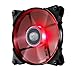 Cooler Master JetFlo 120 - POM Bearing 120mm Red LED High Performance Silent Fan for Computer Cases, CPU Coolers, and Radiators